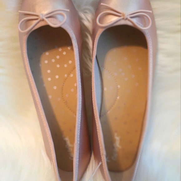 Blush Ballet Flat Shoe Slipper Girls Size 3 - Picture 4 of 8